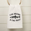Fish Around & Find Trout - 6 White Hand Towels (Waffle)