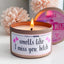 Smells Like I Miss You Bitch - Funny Candle - 100% Soy, 8oz Rose Gold Tin