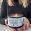 Socially Battery Critically Low - 8oz Scented Candle, 100% Soy