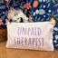 Unpaid Therapist - Canvas Zipper Pouch