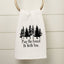 May The Forest Be With You - 6 White Hand Towels (Waffle)