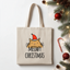 Meowy Christmas - Colorful Christmas Tote Bags
