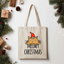 Meowy Christmas - Colorful Christmas Tote Bags