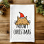 Colorful Christmas Kitchen Towels - Meowy Christmas