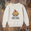 Meowy Christmas - Kid's Sweatshirt - Oatmeal