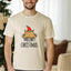 Meowy Christmas - Men's/Unisex Tee - Oatmeal