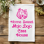 Mojo Dojo Casa House - White Dish Towels - Pink Ink