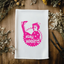 Stay Weird - White Dish Towels - Pink Ink