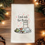 I Put Out For Santa - Colorful Christmas Hand Towel (Waffle)