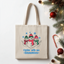 Snowmies - Colorful Christmas Tote Bags