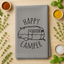Happy Camper - Dish Towels - White or Gray - Airstream, RV