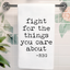 Fight For Things You Care For - Hand Towels (Waffle)