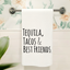 Tequila, Tacos & Best Friends - Hand Towels (Waffle)