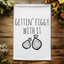 Gettin' Figgy With It - Dish Towels - White or Gray