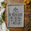 The Mountains Are Calling - Dish Towels - White or Gray