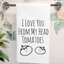 From My Head Tomatoes - Hand Towels (Waffle)