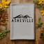 Asheville, North Carolina - Dish Towels - White or Gray