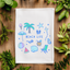 Colorful Dish Towels - Beach Life Collage - Beach Decor