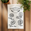 Sourdough Icons - Dish Towels - White or Gray