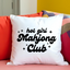 Hot Girl Mahjong Club - Throw Pillow