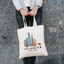 San Francisco, CA Skyline - Colorful Tote Bags