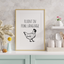 Fluent in Fowl Language - Art Print