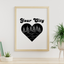 Custom City Heart - Wall Art Print 8"x10" - Personalized