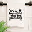 It's a Beautiful Day for Mahjong - Hand Towels (Waffle)