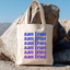 San Francisco, CA - Colorful Tote Bags - Ombre, San Fran, SF