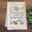 Meet Me at the Farmers Market Watercolor Dish Towels