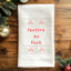 Festive as Fuck - Colorful Christmas Hand Towel (Waffle)