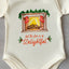 But the Fire is So Delightful - Christmas Onesie - Oatmeal