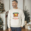 But the Fire is So Delightful - Unisex Christmas Sweatshirt - Oatmeal