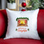 But the Fire is So Delightful - Watercolor Throw Pillow - Christmas Decor