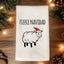 Fleece Navidad - Colorful Christmas Hand Towel (Waffle)