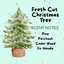 Fresh Cut Christmas Tree - 8oz Scented Candle, 100% Soy