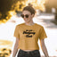 Hot Girl Mahjong Club - Women's Crop Tee