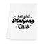 Hot Girl Mahjong Club - Dish Towels - White or Gray
