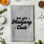 Hot Girl Mahjong Club - Dish Towels - White or Gray