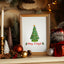 Merry & Bright - Watercolor Art Print - Christmas Decor
