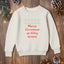 Merry Christmas Filthy Animal - Kid's Sweatshirt - Oatmeal