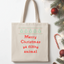 Merry Christmas Ya Filthy Animal - Colorful Tote Bags