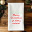 Merry Christmas Ya Filthy Animal - Colorful Hand Towel (Waffle)