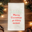 Merry Christmas Ya Filthy Animal - Colorful Hand Towel (Waffle)