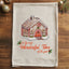 Most Wonderful Time Watercolor Christmas Dish Towels