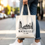 Nashville, TN Skyline - Canvas Tote Bags