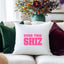Over This Shiz - Wicked Inspired Throw Pillow