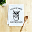 Outside Hootin, Inside Hollerin - Dish Towels - White or Gray