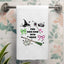 Pink Goes Good With Green - Colorful Wicked Inspired Hand Towel (Waffle)