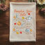 Pumpkin Spice Latte Recipe Watercolor Dish Towels